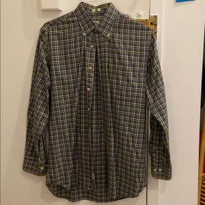 Peter Millar Long Sleeve Plaid Button-Up